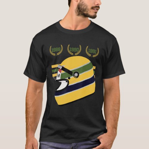 Vintage Helmet World Champion Formula Racing Circu T_Shirt