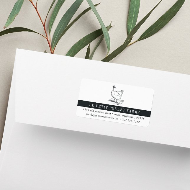 Vintage Hen | Country Farm Label (Creator Uploaded)