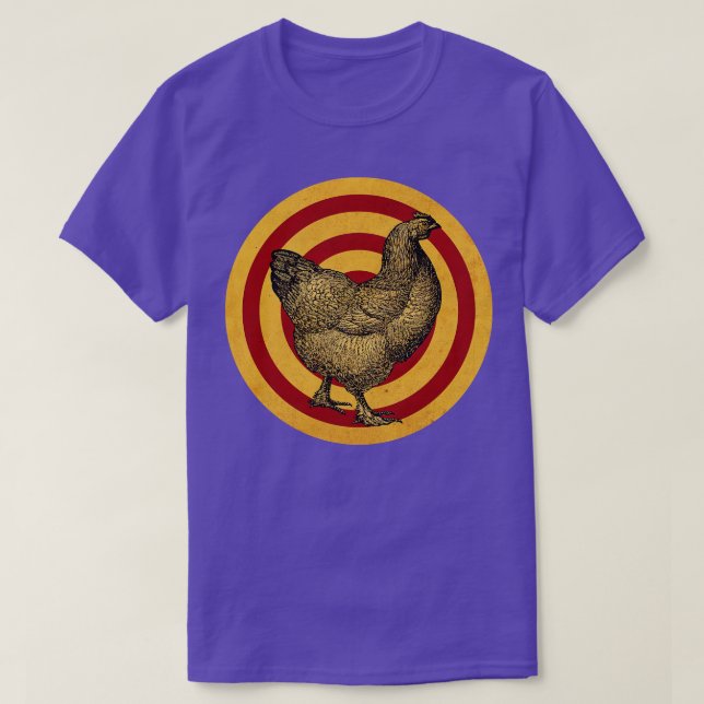Vintage Hen Label T-Shirt (Design Front)