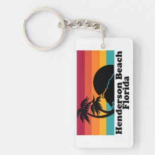 Vintage Henderson Beach Florida Keychain