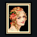 Vintage Henry Clive Flapper Girl Poster 16 x 20<br><div class="desc">Flapper Girl Poster by Henry Clive  16 x 20</div>