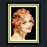 Vintage Henry Clive Flapper Girl Poster 16 x 20<br><div class="desc">Flapper Girl Poster by Henry Clive  16 x 20</div>