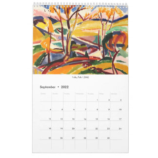 Vintage Henry Lyman Saÿen Modernist Art Calendar