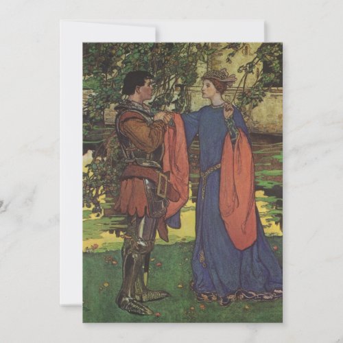 Vintage Hero Prince Knight Shining Armor Princess