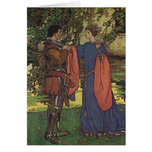 Vintage Hero Prince Knight Shining Armor Princess