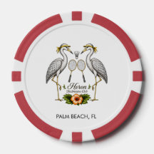 Vintage Heron Badminton Club Personalized