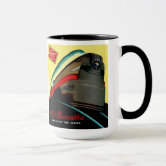 The Hiawatha - Milwaukee Road 15 oz. Black Mug – Broken Knuckle