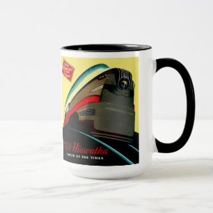 Vintage Hiawatha Streamlined Train Mug