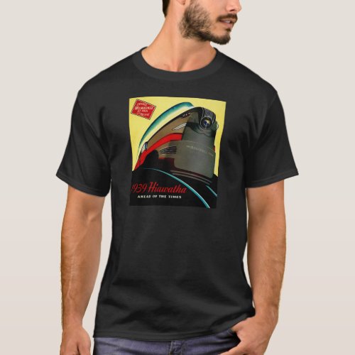 Vintage Hiawatha Streamlined Train T_Shirt