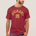 Vintage Hickory Huskers - No Backside T-shirt at Zazzle