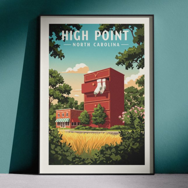 Vintage High Point North Carolina Poster (Creator Uploaded)