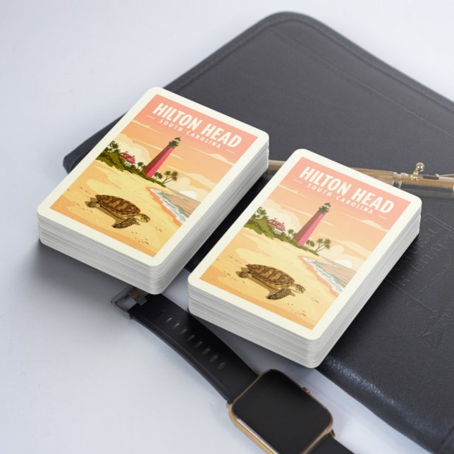 Vintage Hilton Head South Carolina Poker Cards (Creator Uploaded)