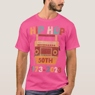 Vintage Hip Hop 50 Years Retro 50Th Anniversary Ce T-Shirt
