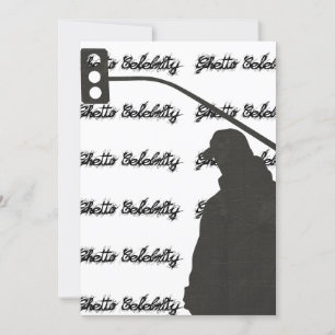 Vintage Hip hop Ghetto Celebrity Street Urban  Holiday Card