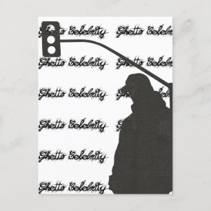 Vintage Hip hop Ghetto Celebrity Street Urban  Holiday Postcard