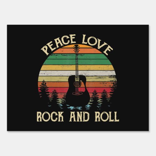 Vintage Hippie Van Flower Bus Peace Love Sign