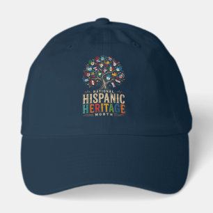Vintage Hispanic Heritage Month Tree of Unity Hat