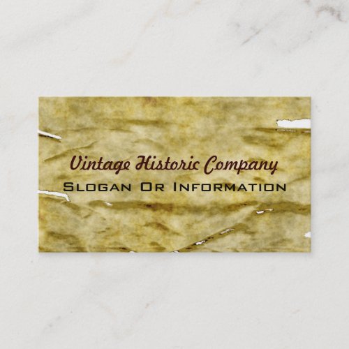 Vintage Historic Business Cards