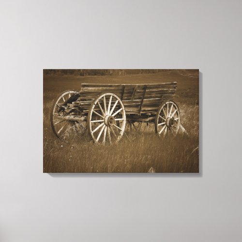 Vintage Historical Wagon 1 Canvas Wall Art