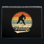 Vintage Hockey Lover | My Favorite Sport Is Hockey Calendar<br><div class="desc">Vintage Hockey Lover | My Favorite Sport Is Hockey</div>