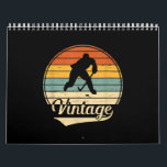 Vintage Hockey Lover | My Favorite Sport Is Hockey Calendar<br><div class="desc">Vintage Hockey Lover | My Favorite Sport Is Hockey</div>