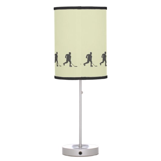 Vintage Hockey Player Table Lamp (Back)