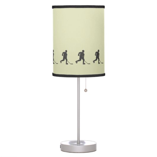 Vintage Hockey Player Table Lamp (Left)