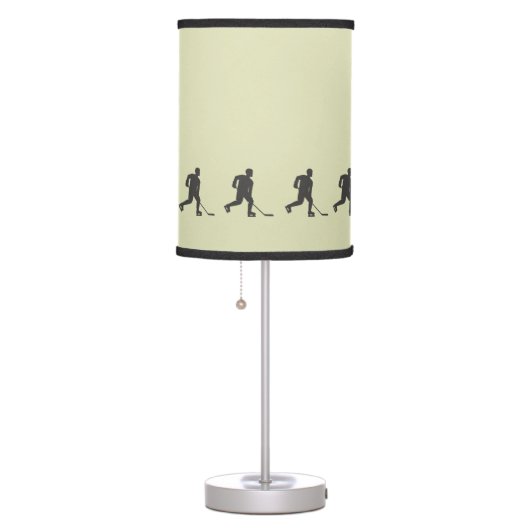 Vintage Hockey Player Table Lamp (Right)