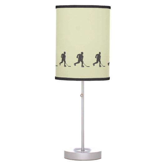 Vintage Hockey Player Table Lamp (Front)