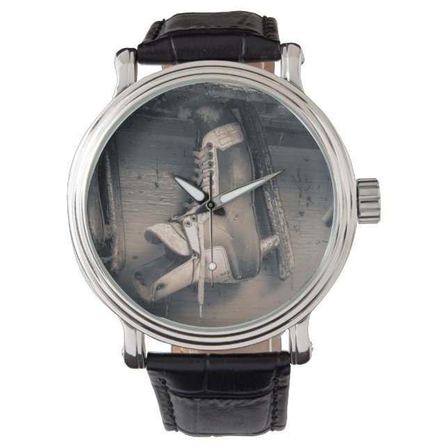 Vintage hockey skate watch (Front)