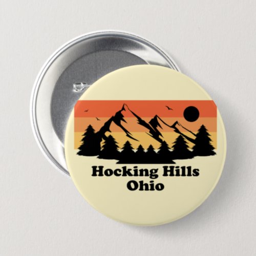 Vintage Hocking Hills Button