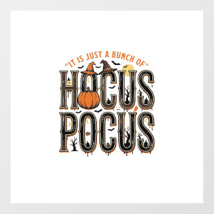 Vintage Hocus Pocus Halloween Pumpkin Shirt Design Floor Decals