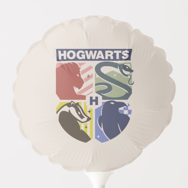 Vintage HOGWARTS™ Stamped Crest Balloon (Front)