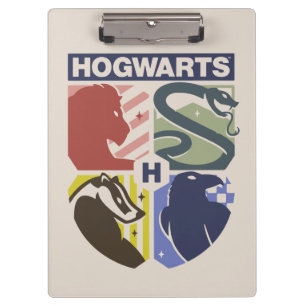 Vintage HOGWARTS™ Stamped Crest Clipboard