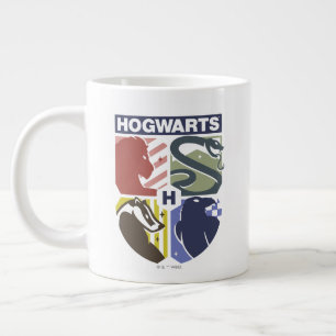 Vintage HOGWARTS™ Stamped Crest Giant Coffee Mug