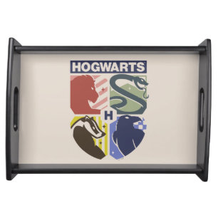 Vintage HOGWARTS™ Stamped Crest Serving Tray