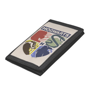 Vintage HOGWARTS™ Stamped Crest Tri-fold Wallet