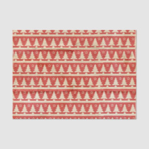 vintage Holiday Christmas patterns Tissue Paper