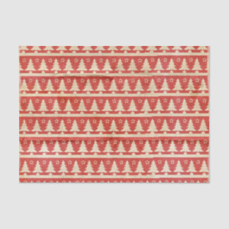 vintage Holiday Christmas patterns Tissue Paper