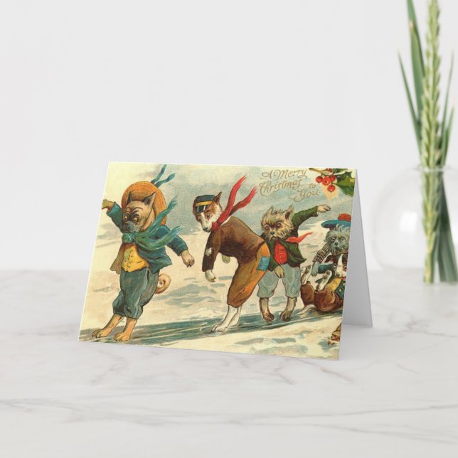 Vintage Holiday Dogs (Front)