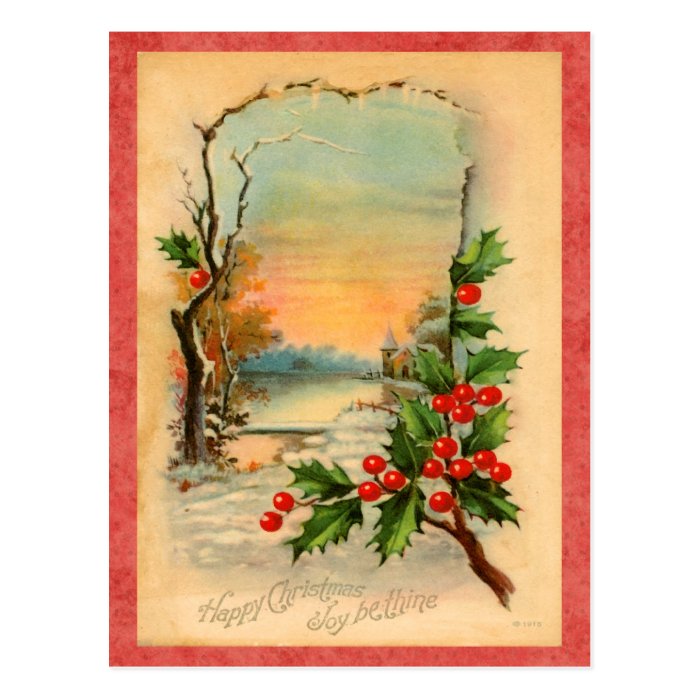 Vintage Holiday Postcard