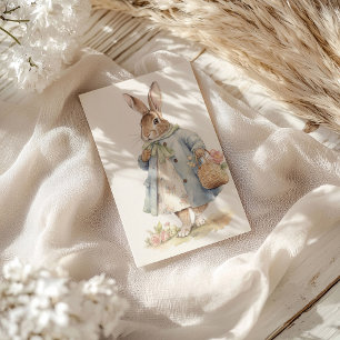 Vintage Holidays Bunny Holiday Postcard