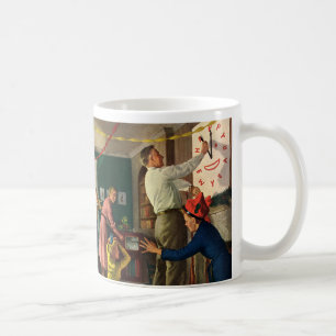 Vintage Holidays, Midnight on New Year's Eve Coffee Mug