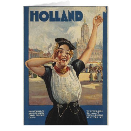 Vintage Holland Air Travel