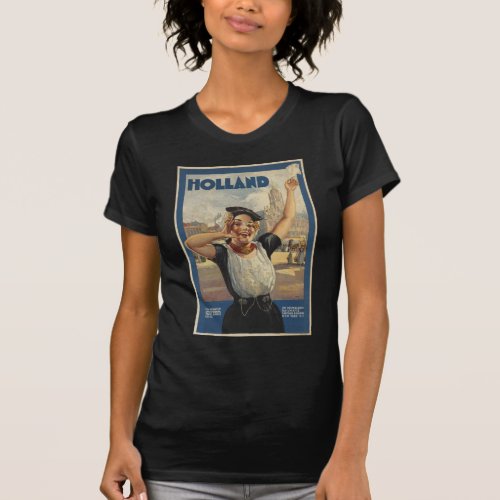 Vintage Holland Air Travel T_Shirt