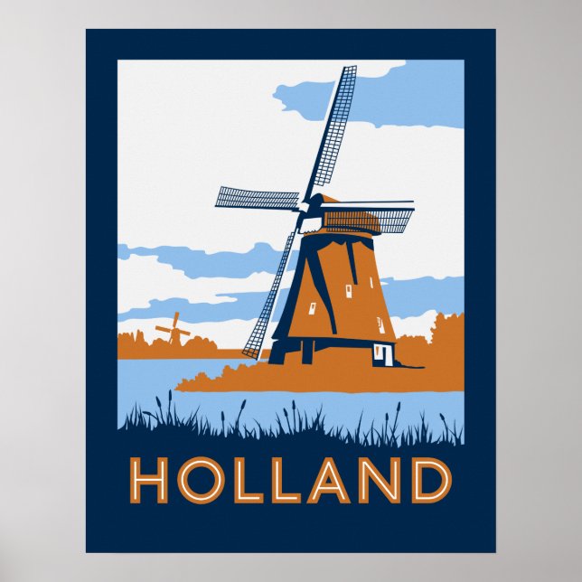 Vintage Holland Poster (Front)