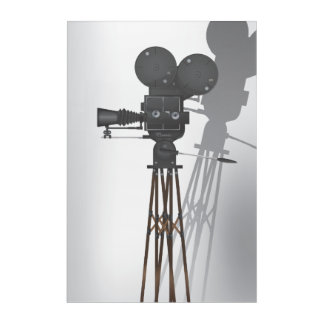 Vintage Hollywood Camera Acrylic Print