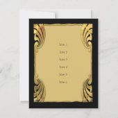 Vintage Hollywood Glamour Couple Reception (Back)