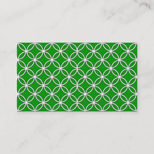Customizable Vintage Hollywood Green Business Card