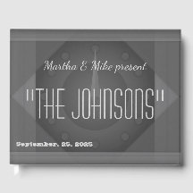 Vintage Hollywood Movie Title Wedding Guest Book
